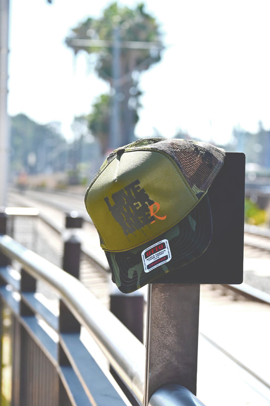 LOA Trucker Hat (Camo Grn)